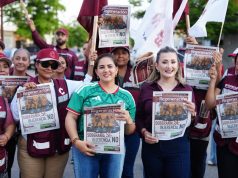 Vecinos de Tirocapes refrendan su confianza en Celida López y la Cuarta Transformación