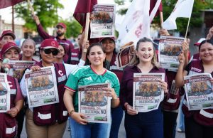 Vecinos de Tirocapes refrendan su confianza en Celida López y la Cuarta Transformación