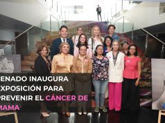 Senado inaugura exposición para prevenir el cáncer de mama