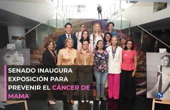 Senado inaugura exposición para prevenir el cáncer de mama