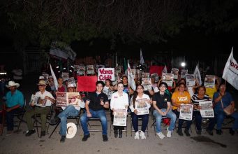 Vecinos de la Emiliano Zapata respaldan a Celida López en Hermosillo