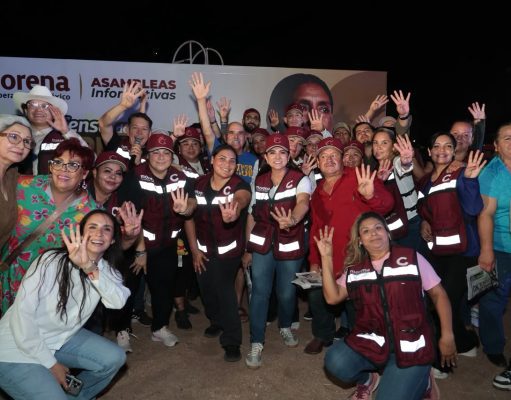 Celida López suma respaldo en la colonia Adolfo de la Huerta en Hermosillo
