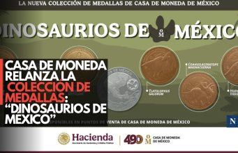 ROOOOW: Casa de Moneda relanza la colección de medallas “Dinosaurios de México”