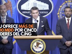 EU ofrece más de 100 mdd por cinco líderes del CJNG