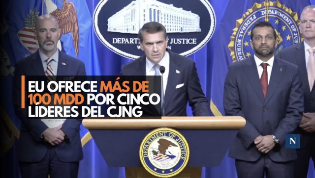 EU ofrece más de 100 mdd por cinco líderes del CJNG
