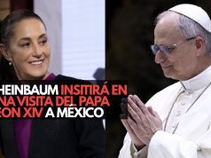 Sheinbaum insistirá en una visita del papa León XIV a México