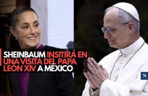 Sheinbaum insistirá en una visita del papa León XIV a México