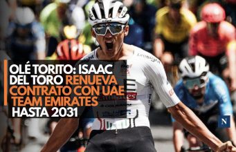 Olé torito: Isaac del Toro renueva contrato con UAE Team Emirates hasta 2031