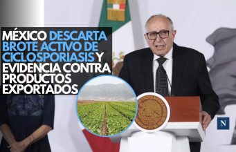 México descarta brote activo de ciclosporiasis y evidencia contra productos exportados