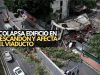 ¡Cuidado abajo! Colapsa edificio en Escandón y afecta el Viaducto