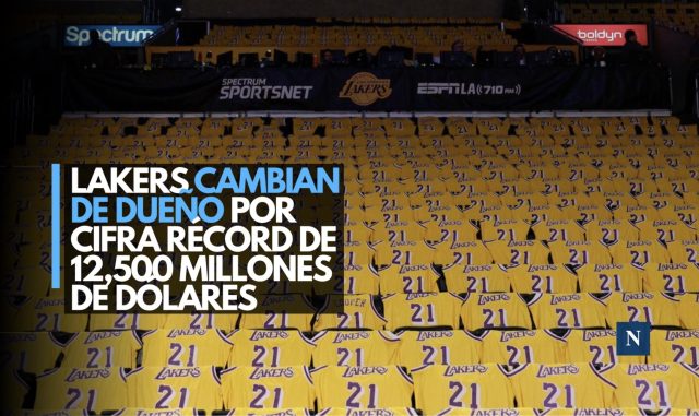 Lakers cambian de dueño por cifra récord de 12,500 millones de dólares