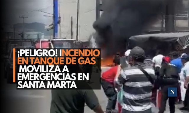 ¡Pánico en Santa Marta! Incendio por tanque de gas provoca alarma en Iztapalapa