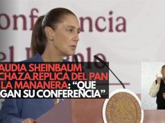 Claudia Sheinbaum rechaza réplica del PAN en La Mañanera: “Que hagan su conferencia”