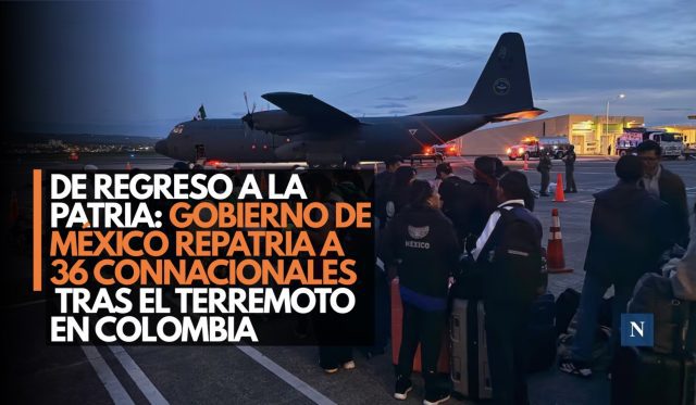 De regreso a la patria: Gobierno de México repatria a 36 connacionales tras el terremoto en Colombia