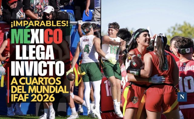 ¿Y si aquí, sí? México avanza a cuartos de final del Mundial de Flag Football