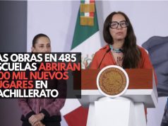 Las obras en 485 escuelas abrirán 200 mil nuevos lugares en bachillerato