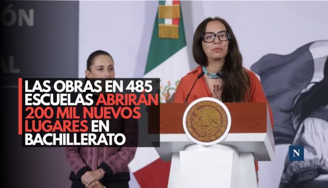 Las obras en 485 escuelas abrirán 200 mil nuevos lugares en bachillerato