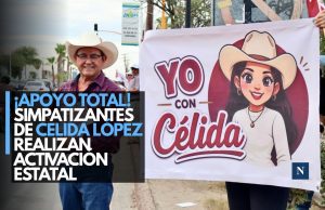 ¡Apoyo total! Simpatizantes de Celida López realizan activación estatal