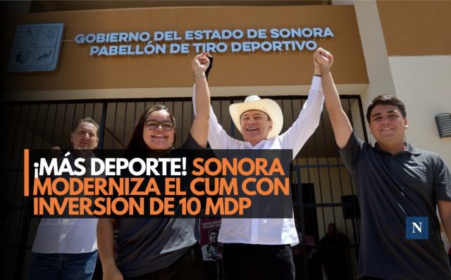 ¡Más deporte! Sonora moderniza el CUM con inversión de 10 mdp