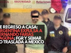 De regreso a casa: Argentina expulsa a Fernando Farías Laguna; FGR y Semar lo trasladan a México