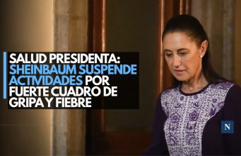 Salud presidenta: Sheinbaum suspende actividades por fuerte cuadro de gripa y fiebre