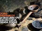 ¿Tesoro prehispánico? INAH descubre 179 piezas en cueva sagrada zoque
