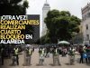 ¡Otra vez! Comerciantes realizan cuarto bloqueo en Alameda