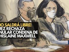 ¡No saldrá libre! Juez rechaza anular condena de Ghislaine Maxwell