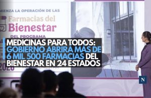 Medicinas para todos: Gobierno abrirá más de 6 mil 500 Farmacias del Bienestar en 24 estados