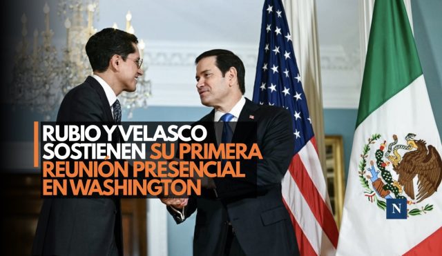 ¡Reunión clave! Rubio y Velasco abordan seguridad y migración en Washington