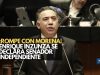 Adiós a Morena: Inzunza se declara senador independiente