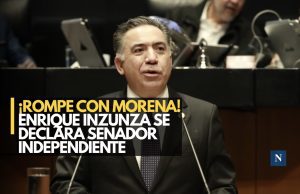 Adiós a Morena: Inzunza se declara senador independiente