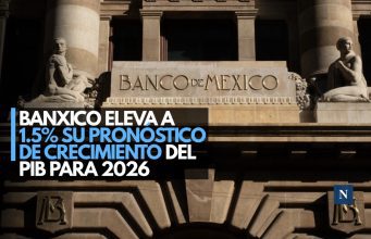 Banxico eleva a 1.5% su pronóstico de crecimiento del PIB para 2026