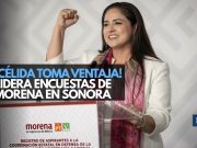 ¡Celida toma ventaja! Lidera encuestas de Morena en Sonora