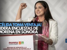 ¡Celida toma ventaja! Lidera encuestas de Morena en Sonora