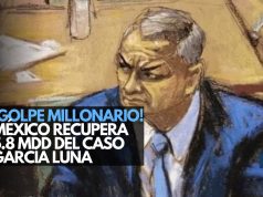 ¡5.8 mdd recuperados por caso García Luna! México los destinará a escuelas de Guerrero