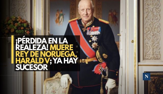¡Pérdida en la realeza! Muere rey de Noruega, Harald V; ya hay sucesor