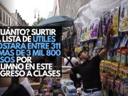 ¿Cuánto? Surtir la lista de útiles costará entre 311 y más de 3 mil 800 pesos por alumno en este regreso a clases