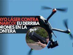 ¡Voló un dron con su rayo láser! EU derriba 3 drones de cárteles con láser