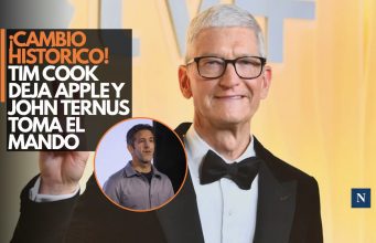 ¡Cambio histórico! Tim Cook deja Apple y John Ternus toma el mando