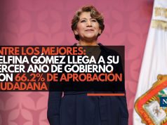 Entre los mejores: Delfina Gómez llega a su tercer año de gobierno con 66.2% de aprobación ciudadana
