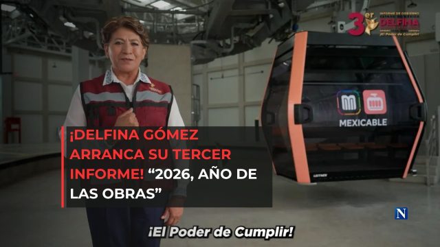¡Delfina Gómez arranca su Tercer Informe! “2026, Año de las Obras”