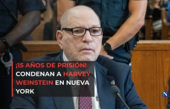 ¡15 años de prisión! Condenan a Harvey Weinstein en Nueva York