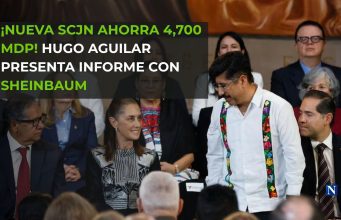 ¡4,700 mdp ahorrados! Hugo Aguilar rinde informe junto a Sheinbaum