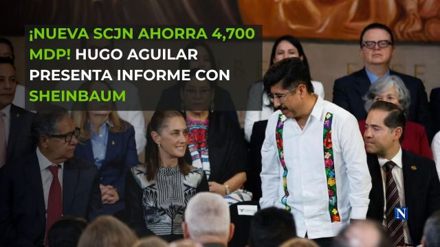 ¡4,700 mdp ahorrados! Hugo Aguilar rinde informe junto a Sheinbaum