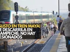 ¡Susto en Tren Maya! Se descarrila en Campeche