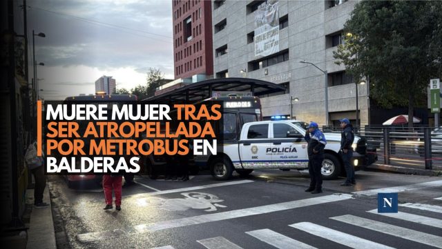 Fue en la estación Balderas: Muere mujer atropellada por Metrobús