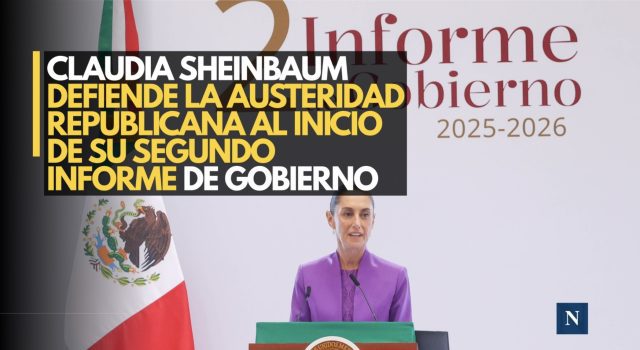 Claudia Sheinbaum defiende la austeridad republicana al inicio de su Segundo Informe de Gobierno