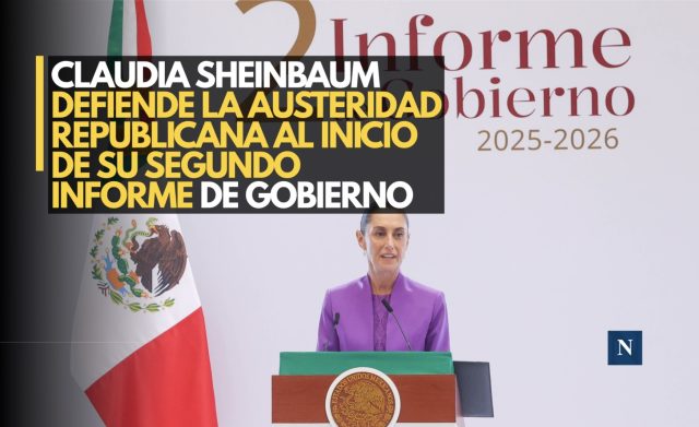 Claudia Sheinbaum defiende la austeridad republicana al inicio de su Segundo Informe de Gobierno