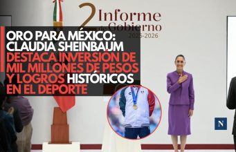 Oro para México: Claudia Sheinbaum destaca inversión de mil millones de pesos y logros históricos en el deporte